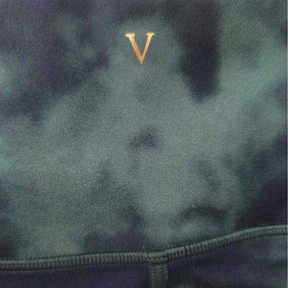 Victoria's Secret Green Tie Dyed athletic Leggings Side Pockets Womens Size Sm - Picture 7 of 13